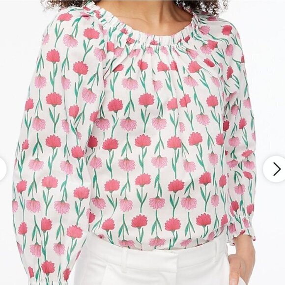 J. CREW FACTORY Flora Back Tie Blouse - Picture 7 of 8